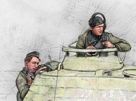 Panther crew WSS Kovel 1944 Kowel