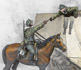 German officer and mounted dispatch rider, 1943-44