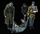 Wounded Comrade German POWs 1945