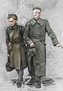 Wounded Soldier and Nurse, 1945